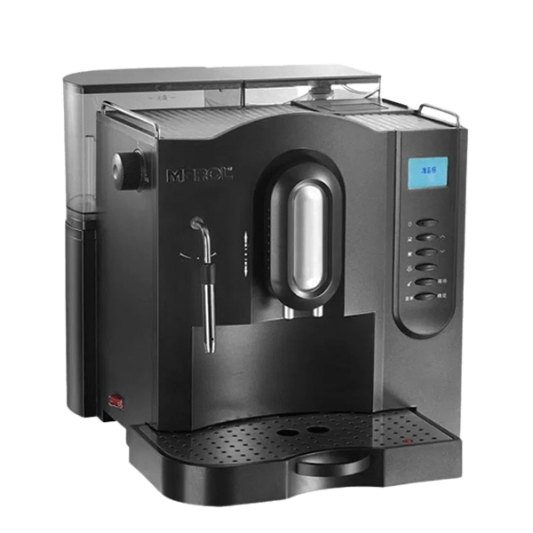 MEROL Automatic Espresso Coffee Machine, 19 Bar Barista Pump Coffee Maker with Grinder and Manual Milk Frother Steam Wand for Cappuccino Latte Macchia